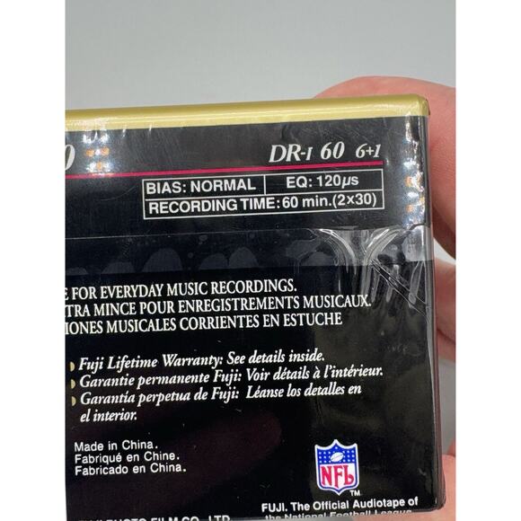 Fuji DR-I 60 Type 1 Audio Cassettes 7 Pack Factory Blank Sealed Tapes NEW - Picture 4 of 5